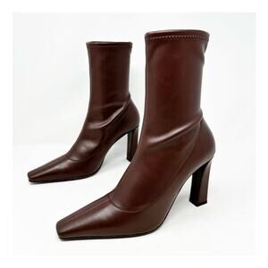 Giuseppe Zanotti Brenda Brown Leather Ankle Boots Womens Size EU 40